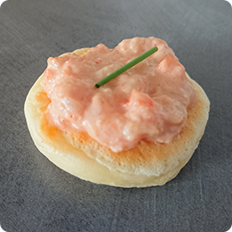 blinis crevettes sauce cocktail