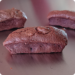 mini brownies chocolat / noix