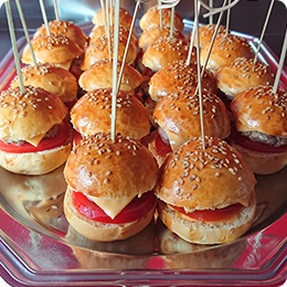 mini-burgers classiques